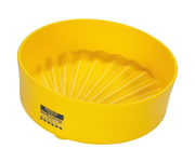 18" Diameter Drum Funnel with Screen, Yellow - 1662