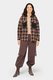 Black Label Cargo Denim Ankle Jeans