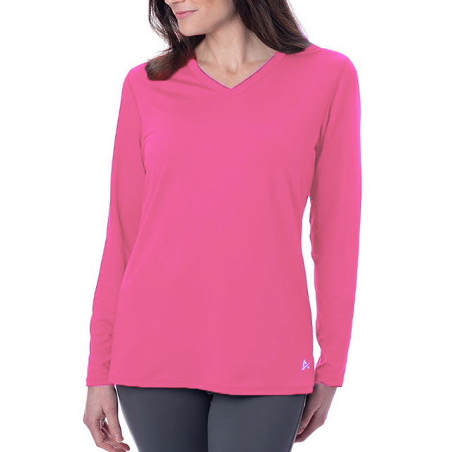 Women's Cooling V-Neck Long Sleeve T-Shirt - CLOSEOUT