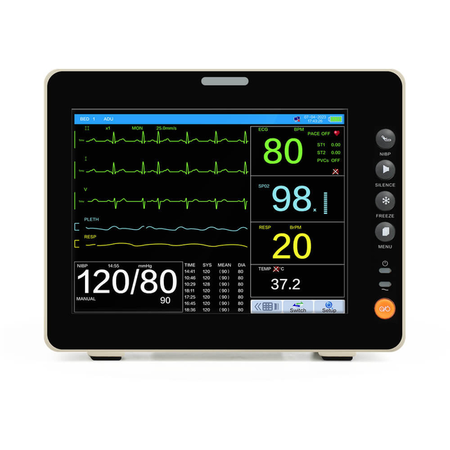 8-Inch Touchscreen Patient Monitor