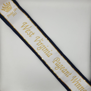 Quick Order 4.25" Premium Sewn Satin Fabric Sash