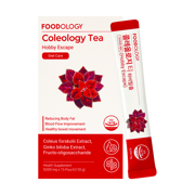 Coleology Plant-Based Diet Supplements, Body Fat Reduction and Weight Loss Tea, 15 pouch 