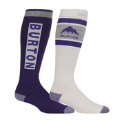 Burton Men's Weekend Midweight Socks (2 Pack) | Medium, Imperial Purple