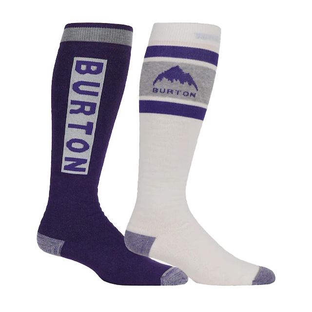 Burton Men's Weekend Midweight Socks (2 Pack) | Medium, Imperial Purple