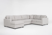 Ren Light Grey 3 Piece Sectional With Left Arm Facing Chaise