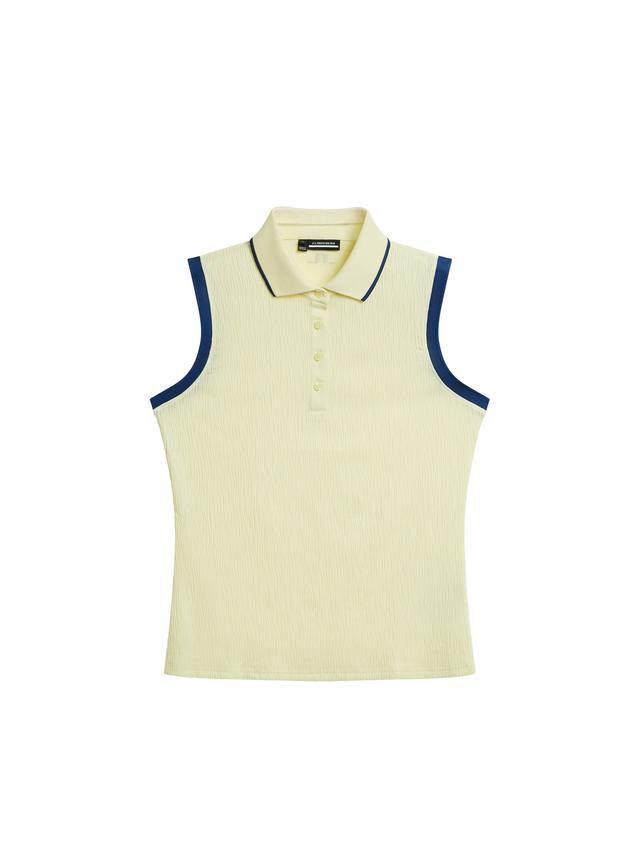 Lila Sleeveless Top / Wax Yellow