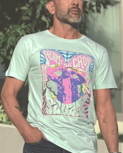 Randy Savage Retro Photo Mint Tee