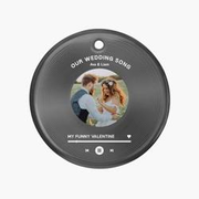 Our Special Song Personalized Ceramic Ornament Set of Three