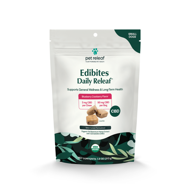 Daily Releaf CBD Edibites for Dogs – Blueberry Cranberry