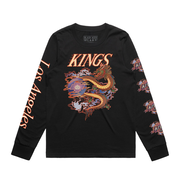 Kings Women's Violent Gentlemen Lunar New Year Black Long Sleeve Shirt