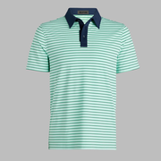 FEEDER STRIPE TECH JERSEY POLO