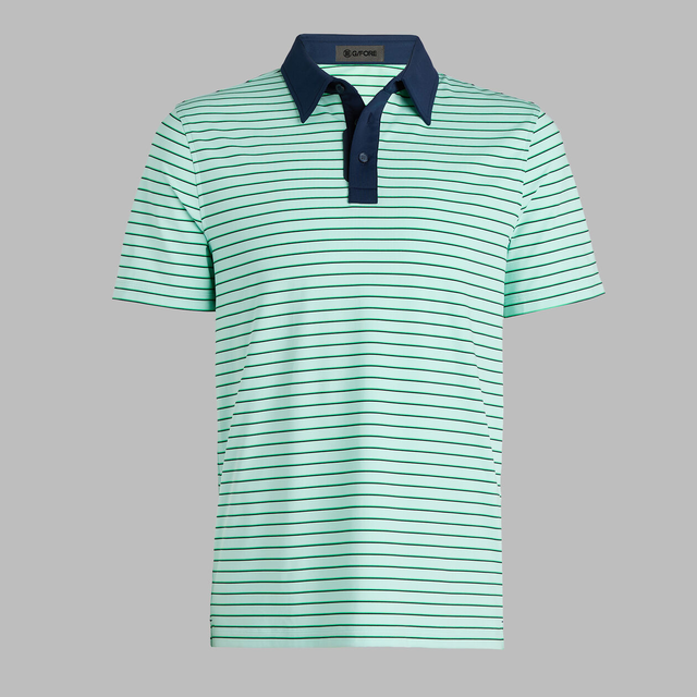 FEEDER STRIPE TECH JERSEY POLO