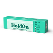 HoldOn Compostable Zipseal Gallon Bags