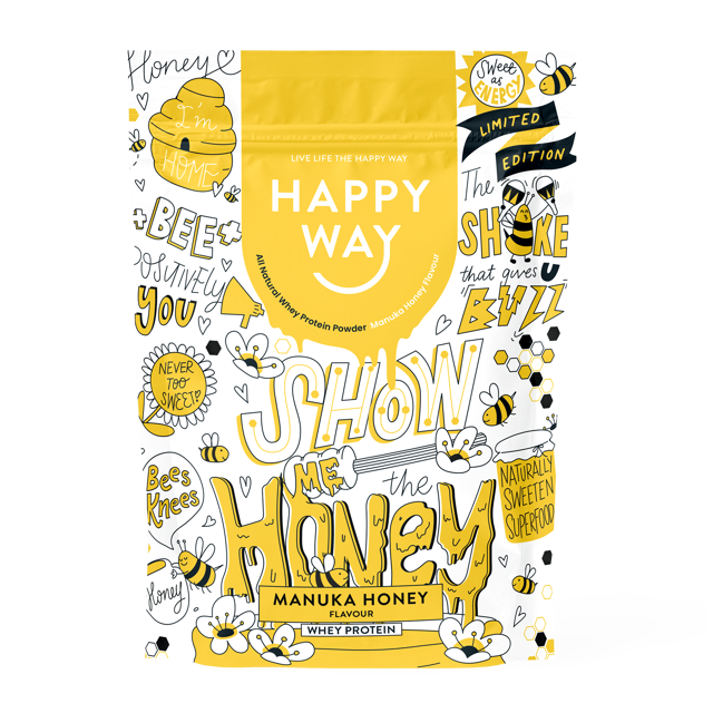 Manuka Honey Whey Protein Powder 500g