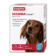Beaphar WORMclear® Worming Tablets for Small & Medium Dogs up to 20kg