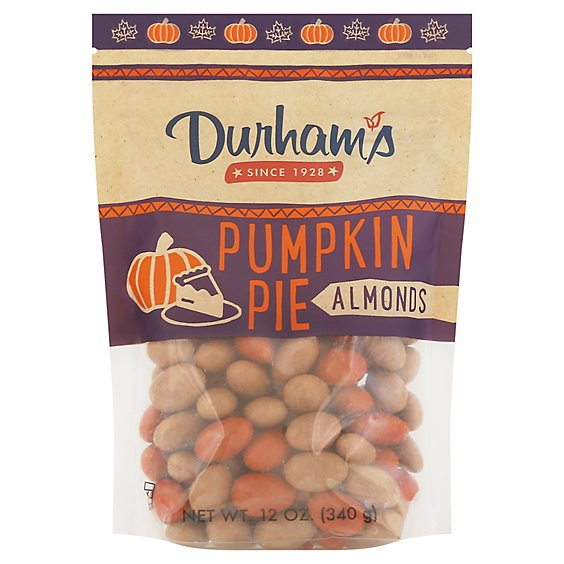 Durham Pumpkin Pie Almonds - 12 Oz