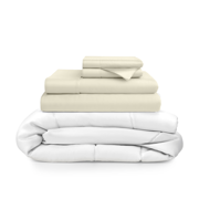 100% Bamboo Sheets + Luxury Comforter Bundle