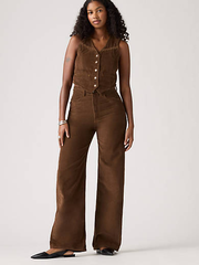 Ribcage Wide Leg Braided Women's Jeans