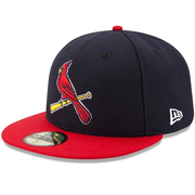 Men's St. Louis Cardinals New Era Navy/Red Alternate 2 Authentic Collection On-Field 59FIFTY Fitted Hat