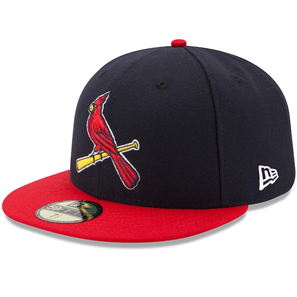 Men's St. Louis Cardinals New Era Navy/Red Alternate 2 Authentic Collection On-Field 59FIFTY Fitted Hat