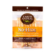 Earth Animal No-Hide Rawhide Alternative Dog & Cat Treat Stix, Cage-Free Chicken