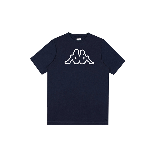 Logo Korpo Cromen T-Shirt - Blue Marine White