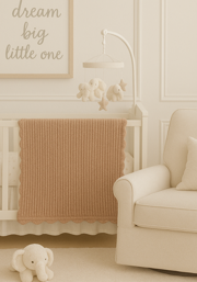 Sweet Scallop Buttery Blanket- Receiving