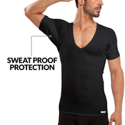 Deep V Micro Modal Sweat Proof Undershirt For Men