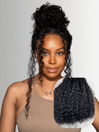 UNice Bye-Bye Knots Wig 7x5 Glueless Lace Jerry Curly Wig With Bleached Invisible Knots