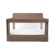 Lunaire Full Size Mesh Crib and Playard - Organic Mocha