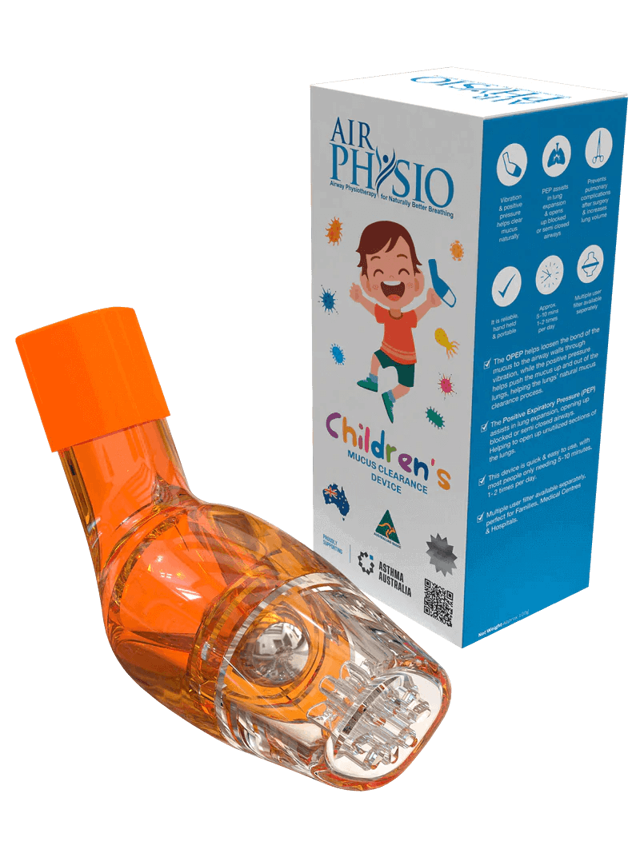 AirPhysio Adult Low Lung & Children's Device: Empower Natural Breathing, Enhance Lung Expansion, & Aid Mucus Clearance