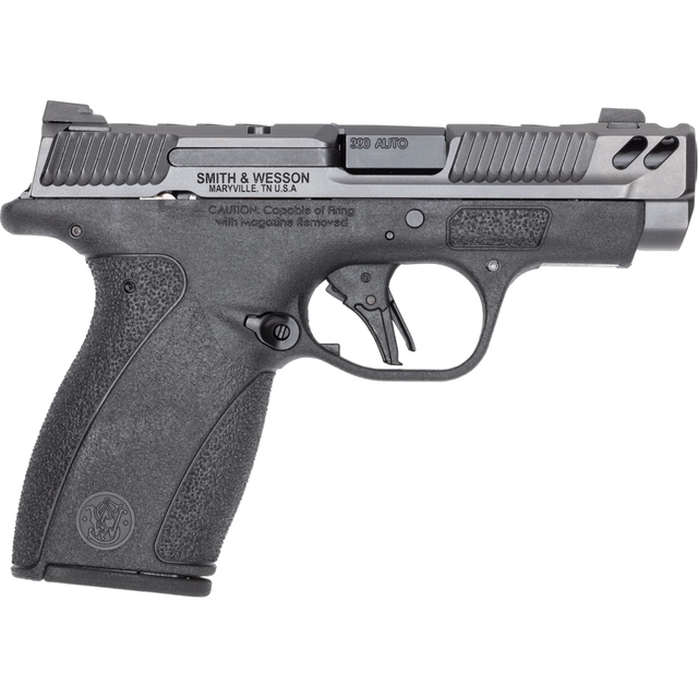 SMITH & WESSON PC Bodyguard 2.0 Carry Comp 380 Auto 3.1in 1x10rd/1x12rd Gray/Black Pistol (14416)