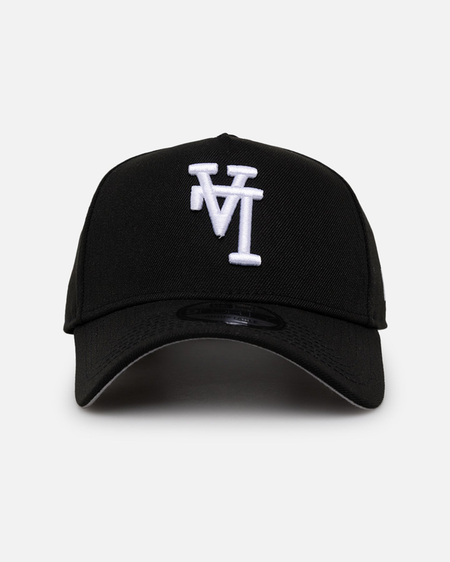 New Era Los Angeles Dodgers 'Upside Down LA Logo' 9FORTY A-Frame Snapback Black