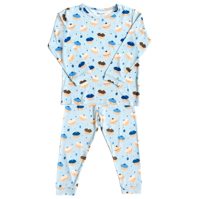 Toddler Pajama Set in Hanukkah Glaze