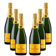 Veuve Clicquot Brut Yellow Label Champagne 6 X 750ml