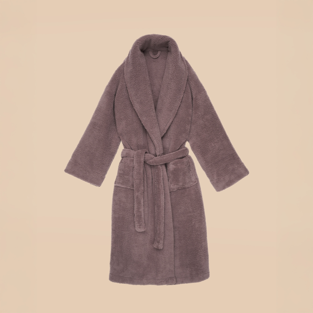 The Teddy Robe in Mauve Berry