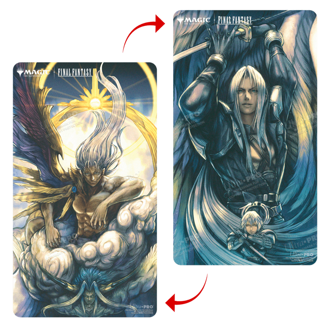 Magic: The Gathering®—FINAL FANTASY™ Sephiroth, Fabled SOLDIER / Sephiroth, One-Winged Angel Double-Sided Playmat