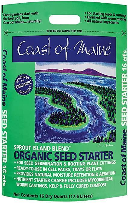 Coast of Maine Organic Seed Starter Soil 16 Quart Bag