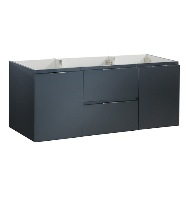 Fresca FCB8348GG Valencia 48" Dark Slate Gray Wall Hung Single Sink Modern Bathroom Cabinet