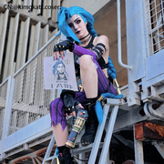 Anime LOL Arcane Jinx Cosplay Costume Halloween Costume