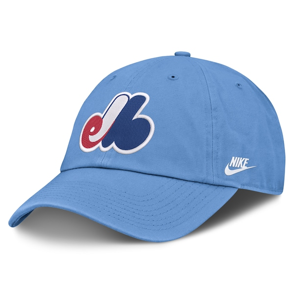 Men's Montreal Expos Nike Light Blue Cooperstown Collection Club Adjustable Hat
