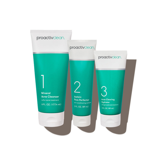 Proactiv Clean 3-Piece System | 90 Day Acne Treatment Kit
