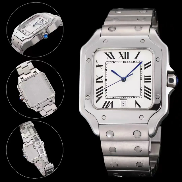 Watch Designer Watch Men's Fully Automatic Movement Fashion Classic Stainless Steel Band 40mm Men's Watch