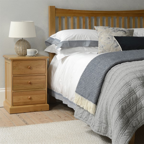 Appleby Light Oak  4ft 6 Double Bed
