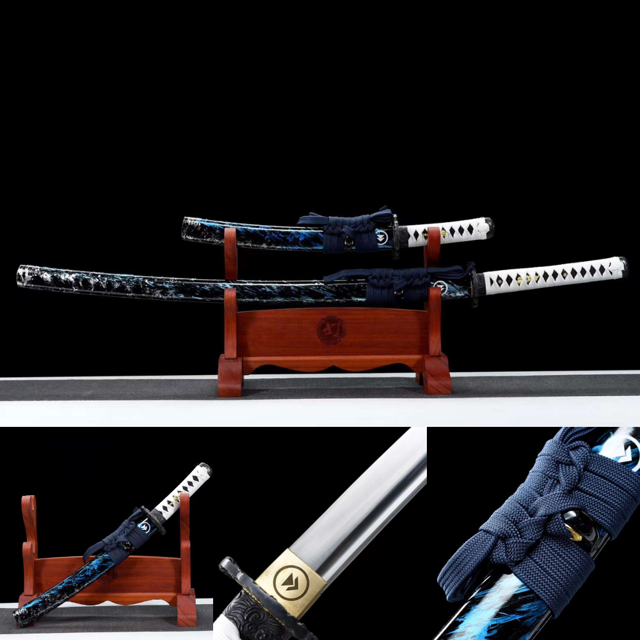 The Tsushima Tamashi Handmade Katana Set Spring Steel
