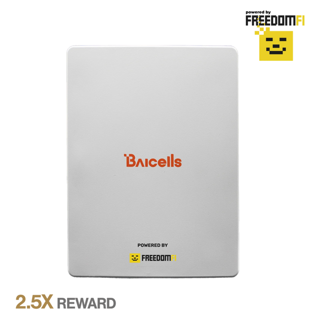 Baicells Nova 430H Outdoor Small Cell | Offering reliable outdoor connectivity, Compact Unit stands as another top choice for Helium 5G | Reward weight: 2.5X