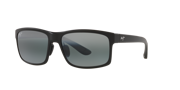MAUI JIM 439 Pokowai Arch Black Matte - Unisex Sunglasses, Neutral Grey Polarized Lens