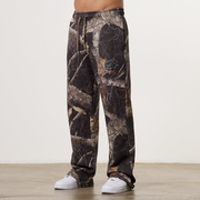 CAMO BLACK  STRAIGHT LEG SWEATPANTS