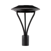 LED Post Top Light, 52 Watts, 6500 Lumens, 5000K, 120-277V, Bronze