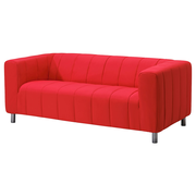 KLIPPAN Loveseat - Långban bright red